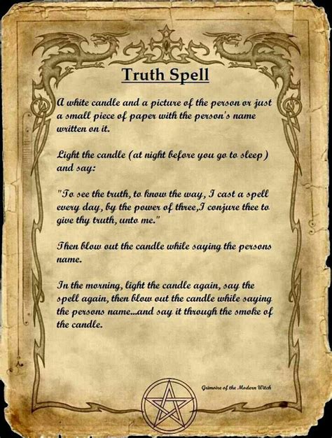Occult spell list